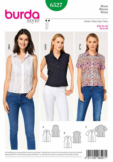 Burda Patroon 6527 - Bloes