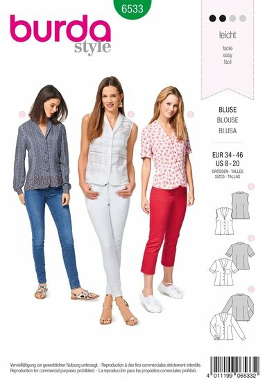 Burda Patroon 6533 - Bloes
