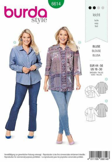 Burda Patroon 6614 - Bloes