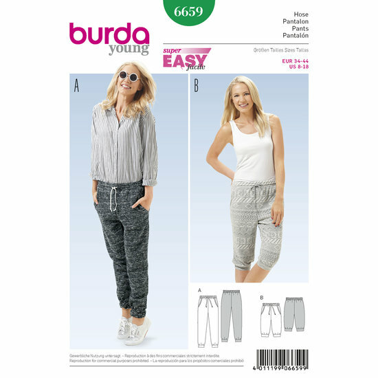 Burda Patroon 6659 - Broek