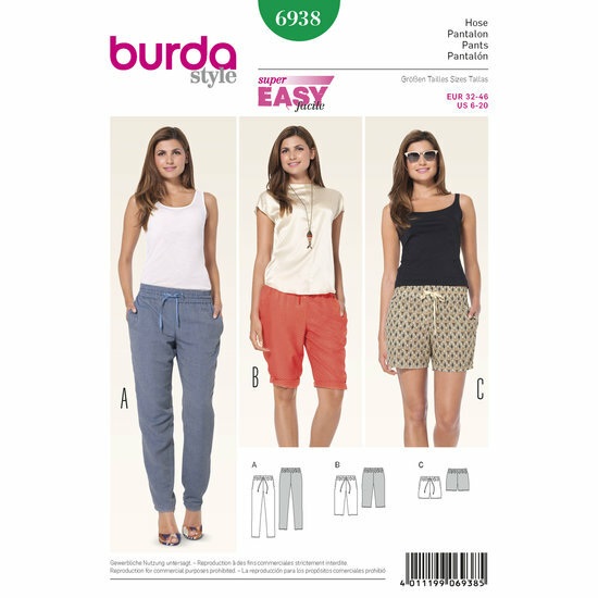 Burda Patroon 6938 - Broek