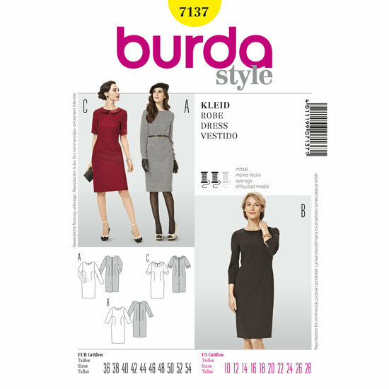 Burda Patroon 7137 - Jurk