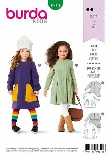 Burda Patroon 9310 - Jurk