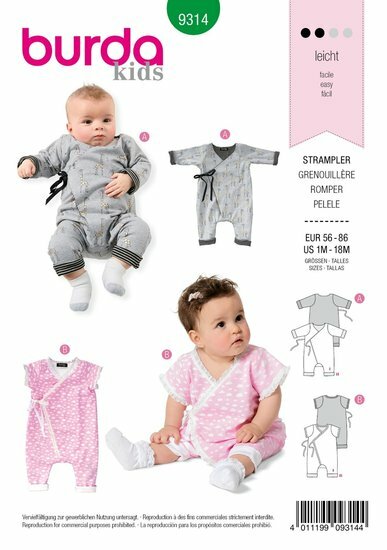 Burda Patroon 9314 - Romper