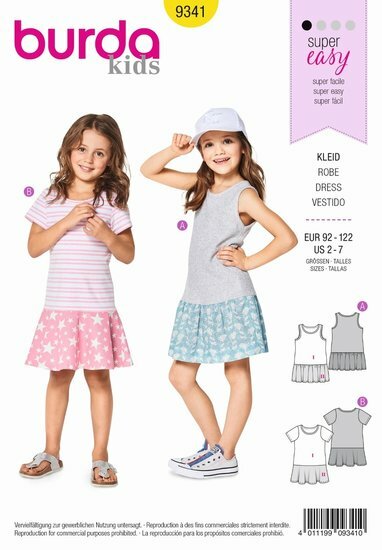 Burda Patroon 9341 - Jurk