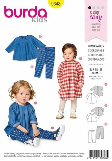 Burda Patroon 9348 - Jurk en Broek