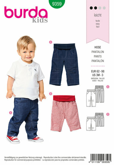 Burda Patroon 9359 - Broek