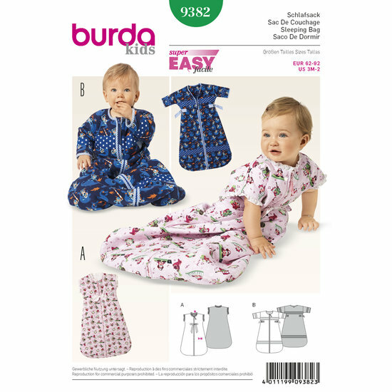 Burda Patroon 9382 - Slaapzak
