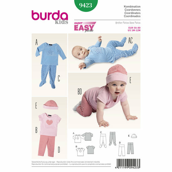 Burda Patroon 9423 - T-shirt en Broek