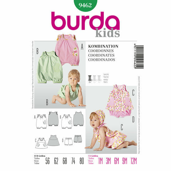 Burda Patroon 9462 - Kruippakje