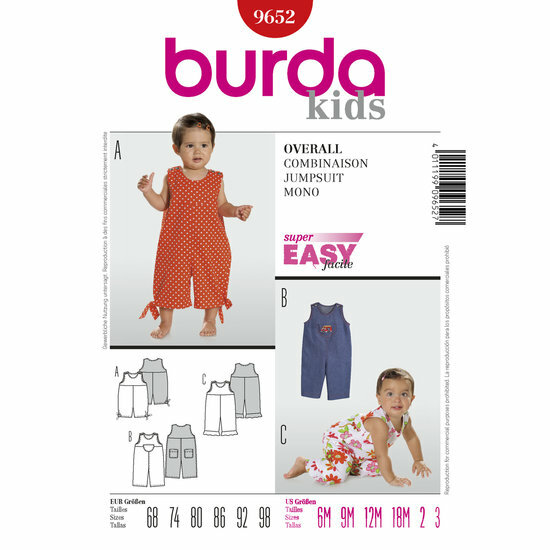 Burda Patroon 9652 - Jumpsuit