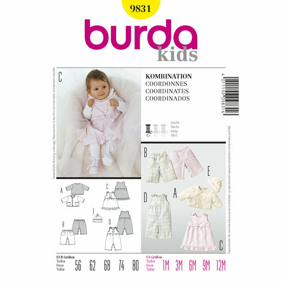 Burda Patroon 9831 - Jas, Jurk en Broek