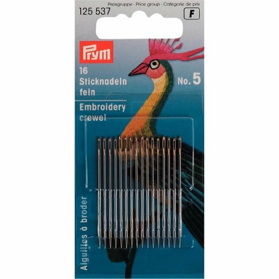 Prym Borduurnaalden N5 (Groot Oog)