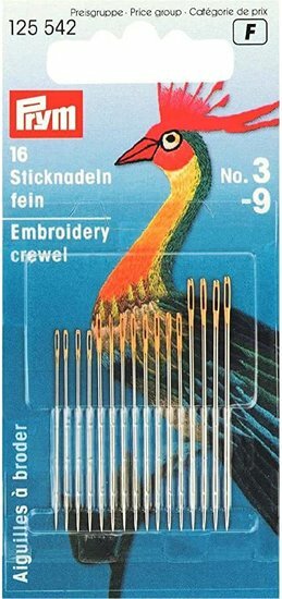 Prym Borduurnaalden N3-9 Ass (Groot Oog)