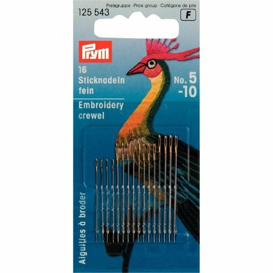 Prym Borduurnaalden N5-10 Ass (Groot Oog)