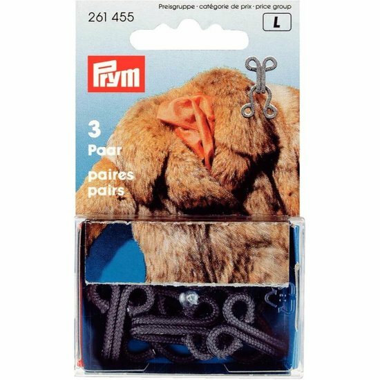 Prym Bonthaken En Ogen Grijs