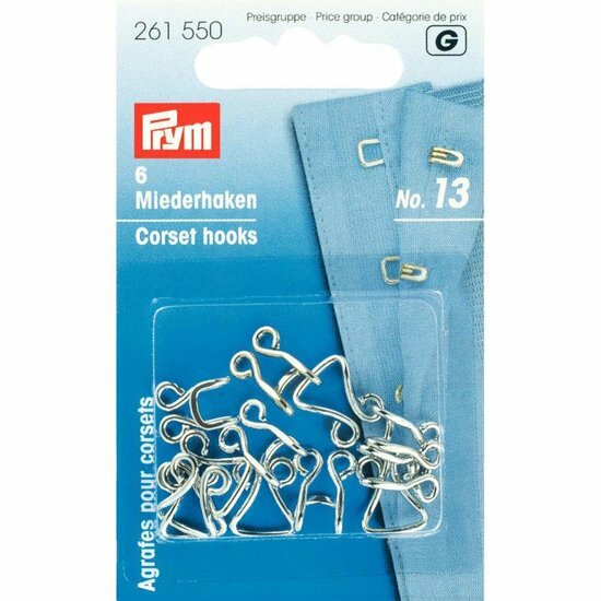 Prym Haken En Ogen Zilver N13