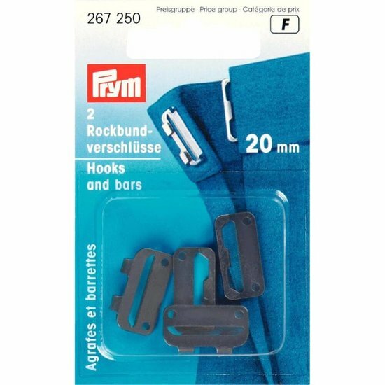 Prym Broekhaken Zwart 20mm