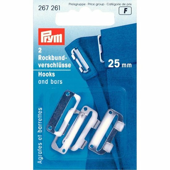 Prym Broekhaken Zilver 25mm