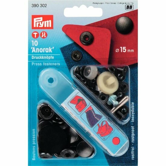 Prym Anorak Drukknoop Gebronsd 15mm