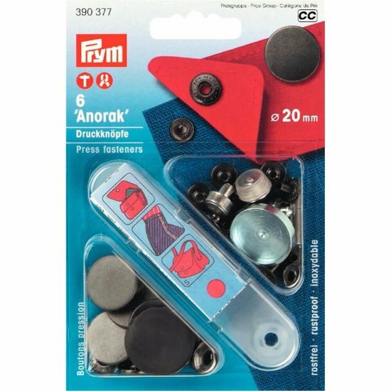 Prym Anorak Drukknoop Gebronsd 20mm