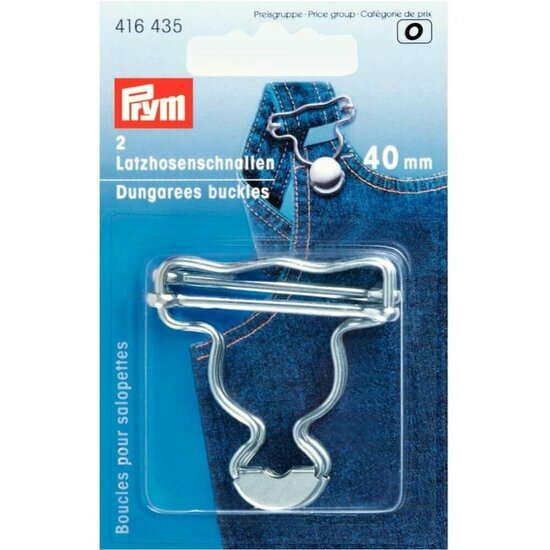 Prym Salopethaken Zilver 40mm