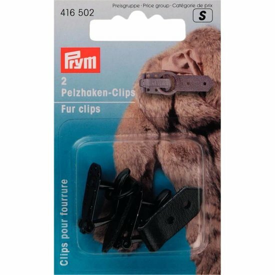 Prym Bonthaken Met Lederen Aannaaistrip Zwart