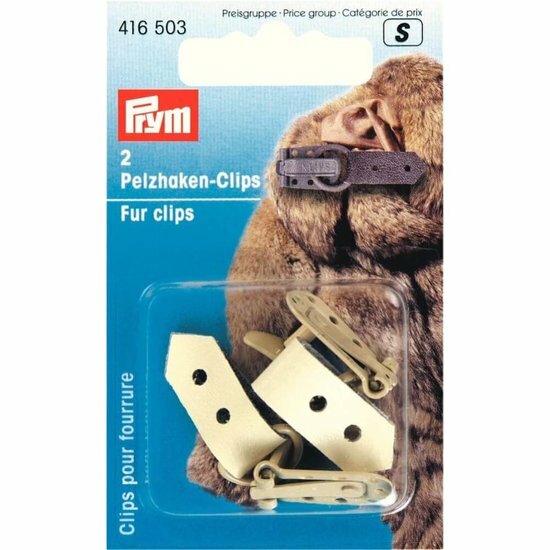 Prym Bonthaken Met Lederen Aannaaistrip Beige