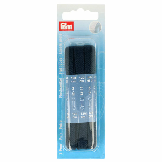 Prym Platte Veters 120cm Blauw