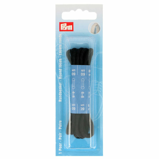 Prym Ronde Veters 60cm Zwart