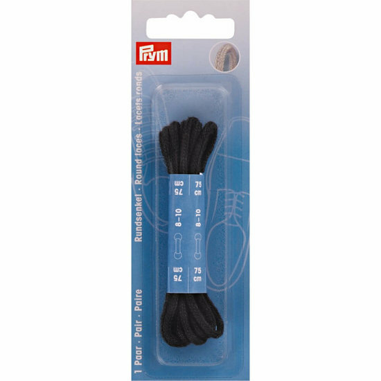 Prym Ronde Veters 75cm Zwart
