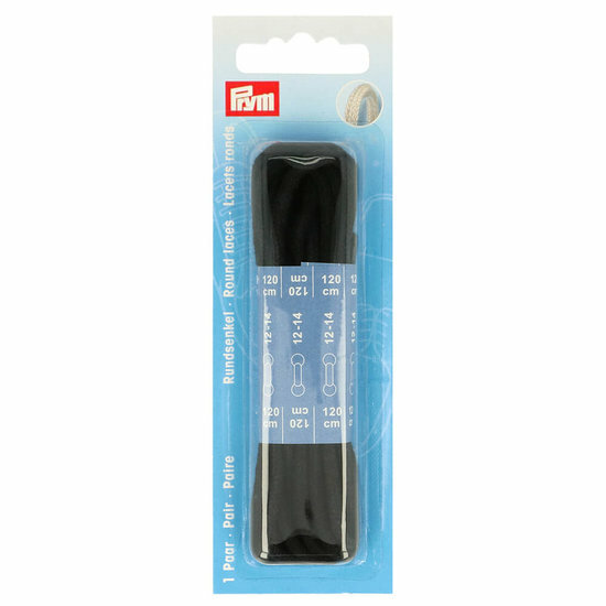 Prym Ronde Veters 120cm Zwart