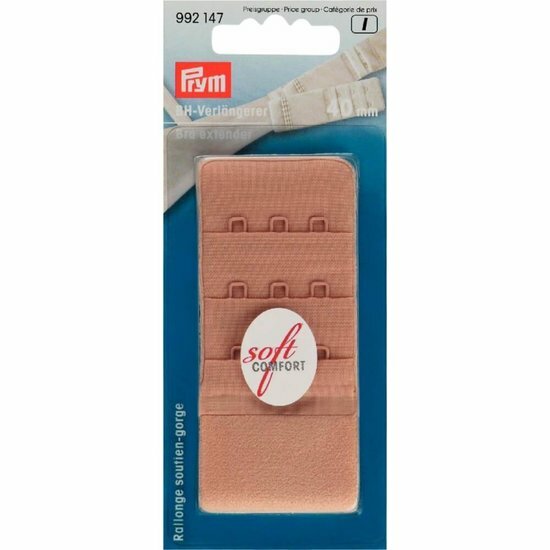 Prym BH-Verlengstuk 40mm 3 Haken Huidkleurig