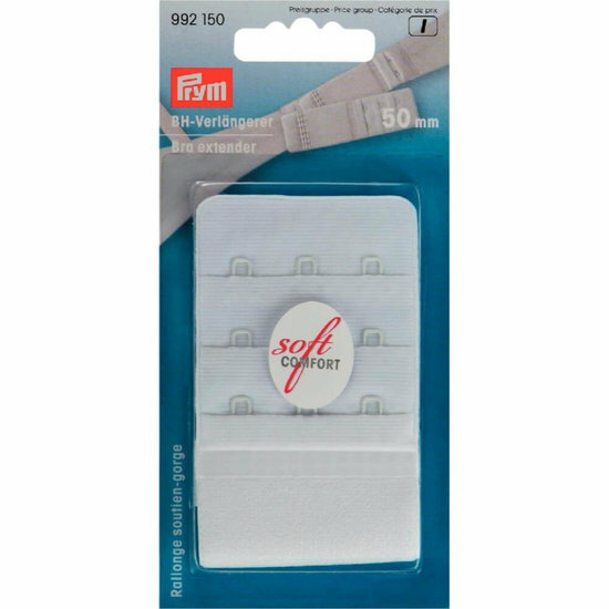 Prym BH-Verlengstuk 50mm 3 Haken Wit