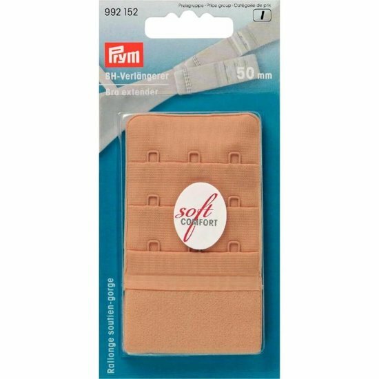 Prym BH-Verlengstuk 50mm 3 Haken Huidkleurig