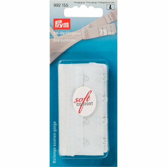 Prym BH-Verlengstuk 75mm 4 Haken Wit