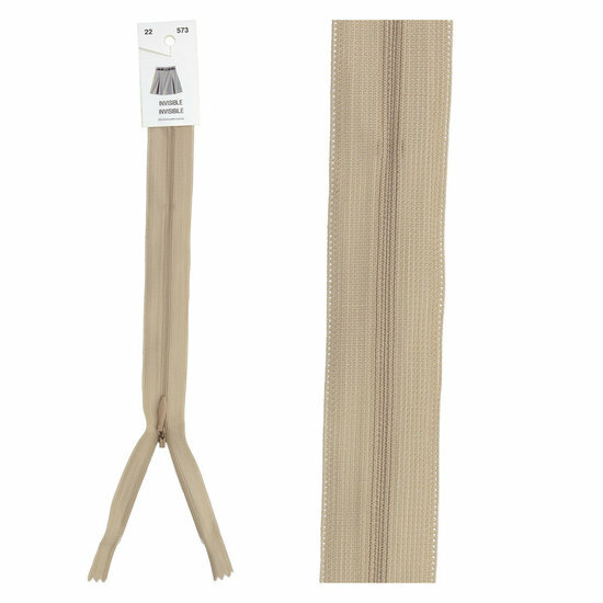 Blinde Rits - 22cm - Zand (573)