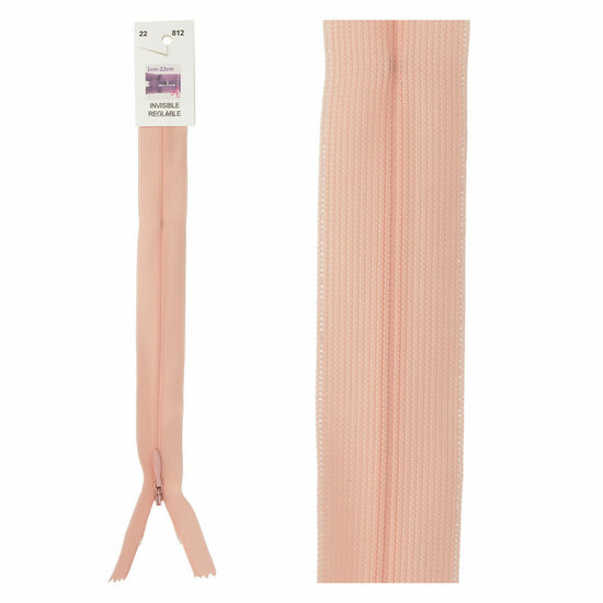 Blinde Rits - 22cm - Zalm (812)