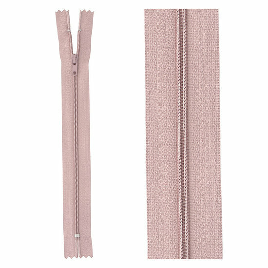 Niet Deelbare Nylonrits - 40cm - Blush (069)
