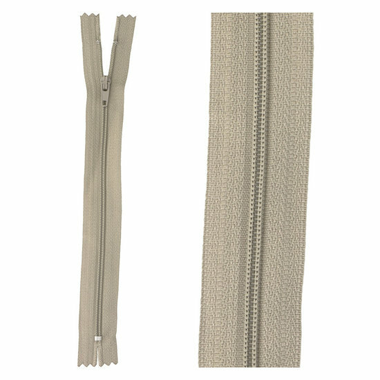 Niet Deelbare Nylonrits - 20cm - Donkerbeige (323)