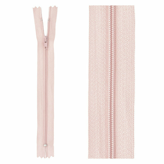 Niet Deelbare Nylonrits - 50cm - Licht Oudroze (377)