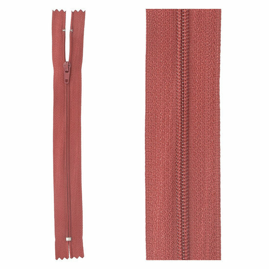 Niet Deelbare Nylonrits - 20cm - Donkerrood (520)