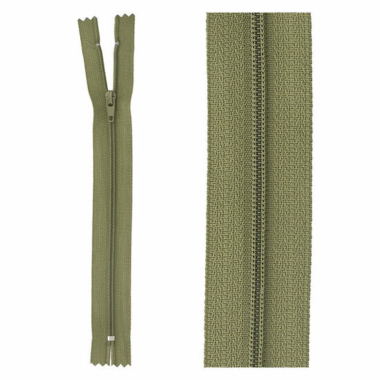 Niet Deelbare Nylonrits - 25cm - Kakigroen (566)