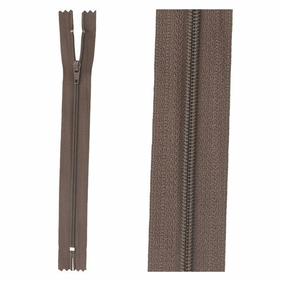 Niet Deelbare Nylonrits - 25cm - Donkerbruin (570)