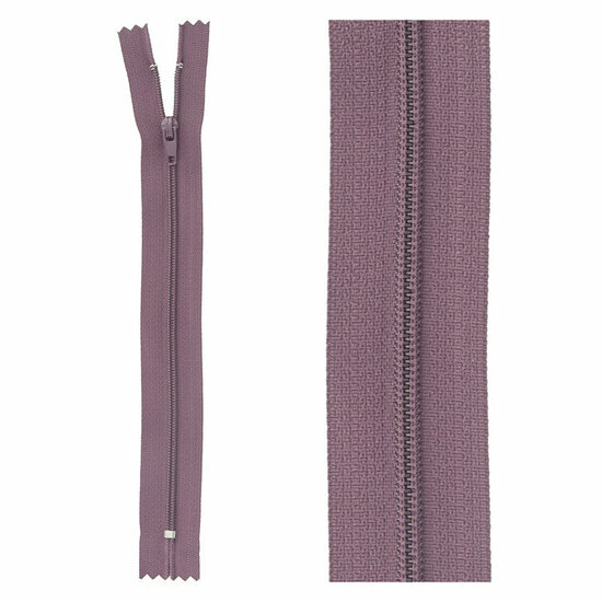 Niet Deelbare Nylonrits - 45cm - Pruim (863)