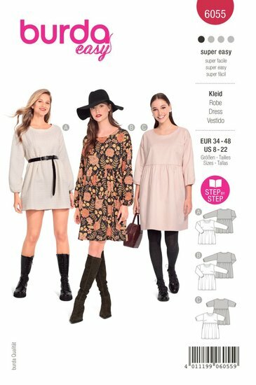 Burda Patroon 6055 - Jurk