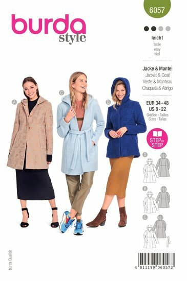 Burda Patroon 6057 - Jas en Mantel