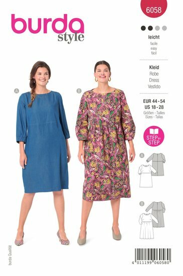 Burda Patroon 6058 - Jurk