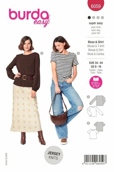 Burda Patroon 6059 - Bloes