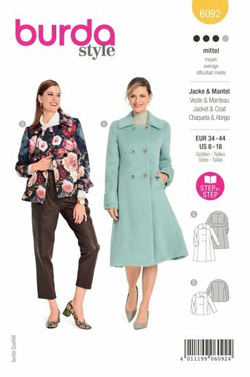 Burda Patroon 6092 - Jas en Mantel